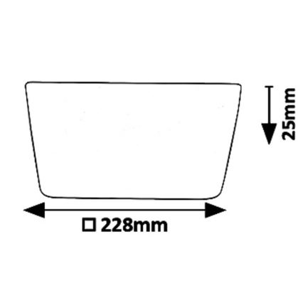 Rabalux - LED Podhledové svítidlo OLEG LED/24W/230V IP65