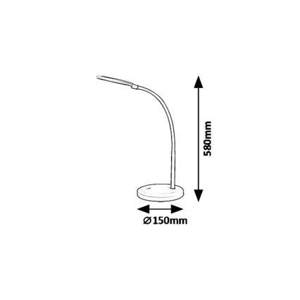 Rabalux - LED Stmívatelná stolní lampa LED/7,5W/230V