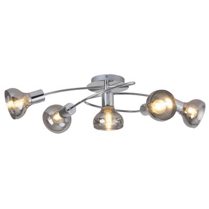 Rabalux - Přisazený lustr 5xE14/40W/230V lesklý chrom