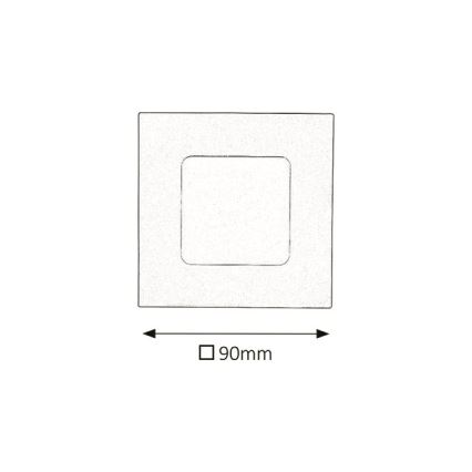Rabalux - LED Koupelnové podhledové svítidlo LED/3W/230V IP44 4000K
