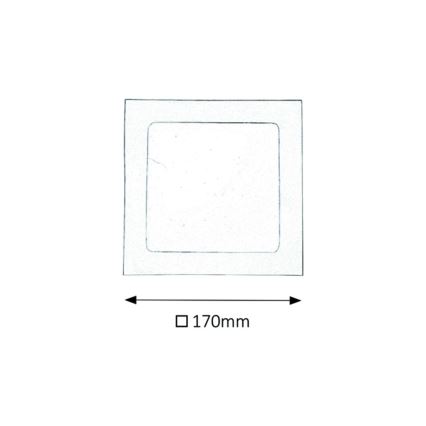 Rabalux - LED Koupelnové podhledové svítidlo LED/12W/230V 4000K IP44