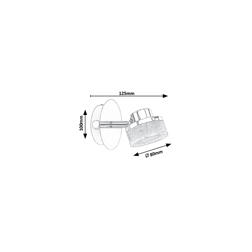 Rabalux - LED Nástěnné bodové svítidlo LED/5W/230V