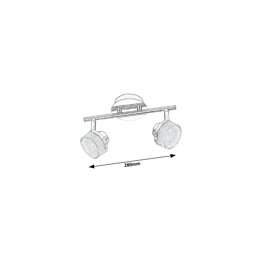 Rabalux - LED Stropní bodové svítidlo 2xLED/5W/230V