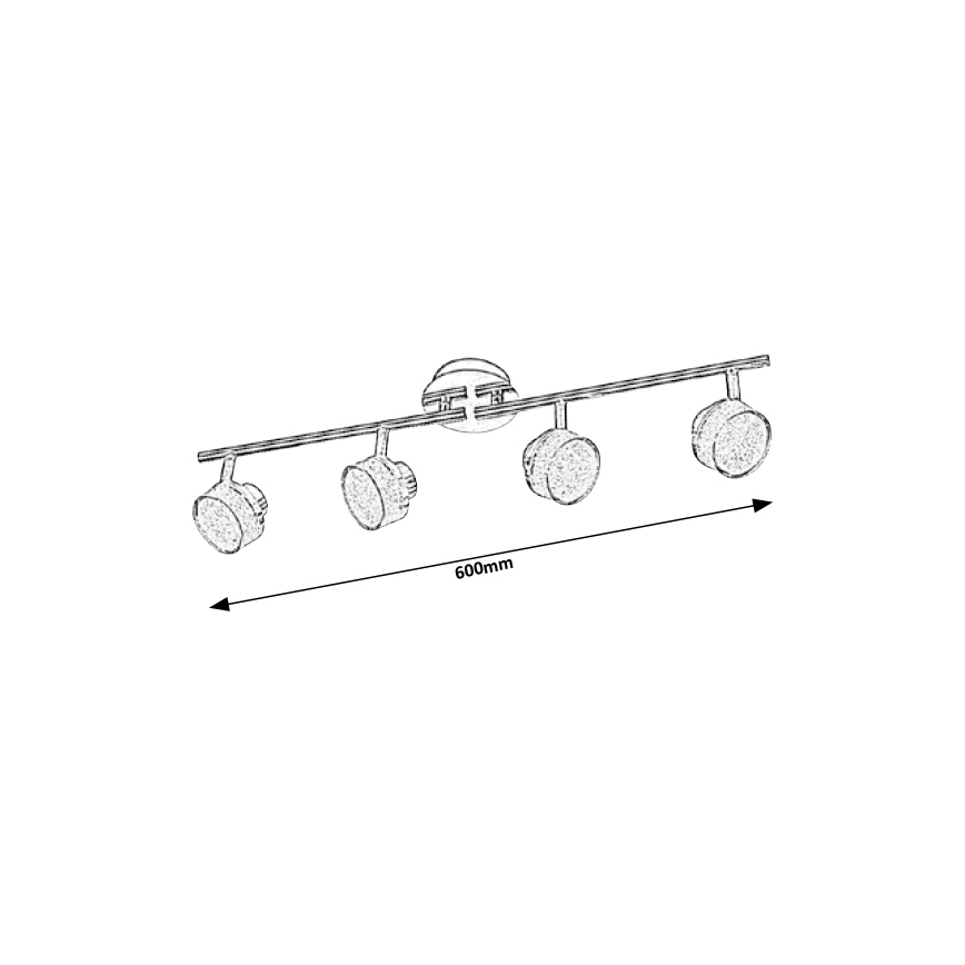 Rabalux - LED Stropní bodové svítidlo 4xLED/5W/230V