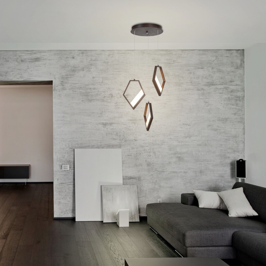 Rabalux - LED Lustr na lanku 3xLED/45W/230V