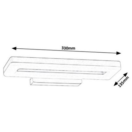 Rabalux - LED Nástěnné svítidlo LED/16W/230V