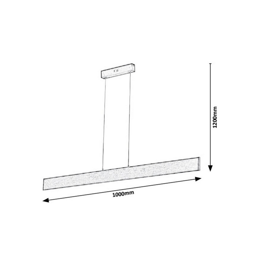 Rabalux - LED Lustr na lanku LED/18W/230V