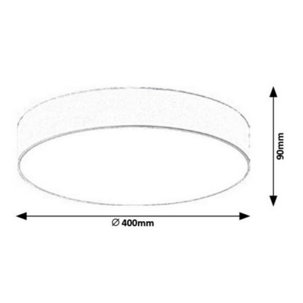 Rabalux - LED Stropní svítidlo LED/24W/230V pr. 40 cm