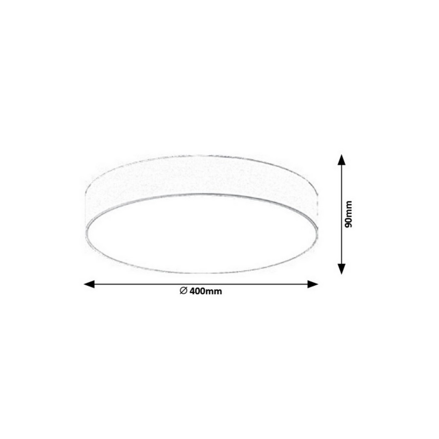 Rabalux - LED Stropní svítidlo LED/24W/230V pr. 40 cm