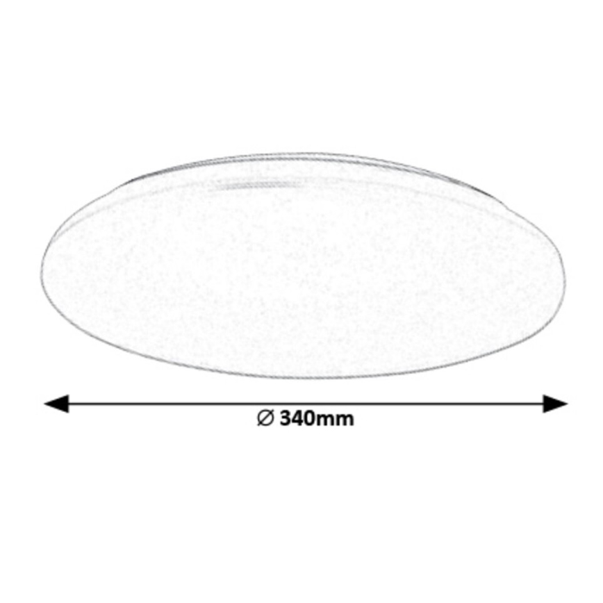 Rabalux - LED Stmívatelné stropní svítidlo LED/16W/230V + dálkové ovládání