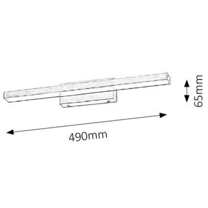 Rabalux - LED Koupelnové zrcadlové osvětlení 1xLED/12W/230V IP44