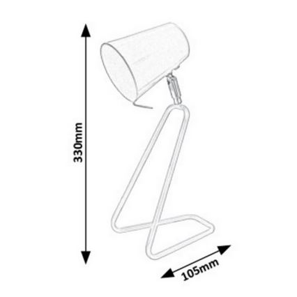 Rabalux - Stolní lampa 1xE14/25W/230V