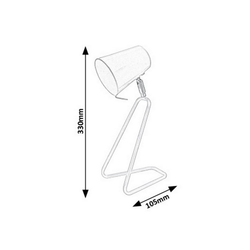 Rabalux - Stolní lampa 1xE14/25W/230V
