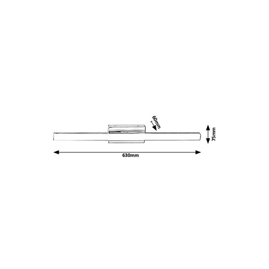 Rabalux - LED Koupelnové nástěnné svítidlo LED/13W/230V IP44