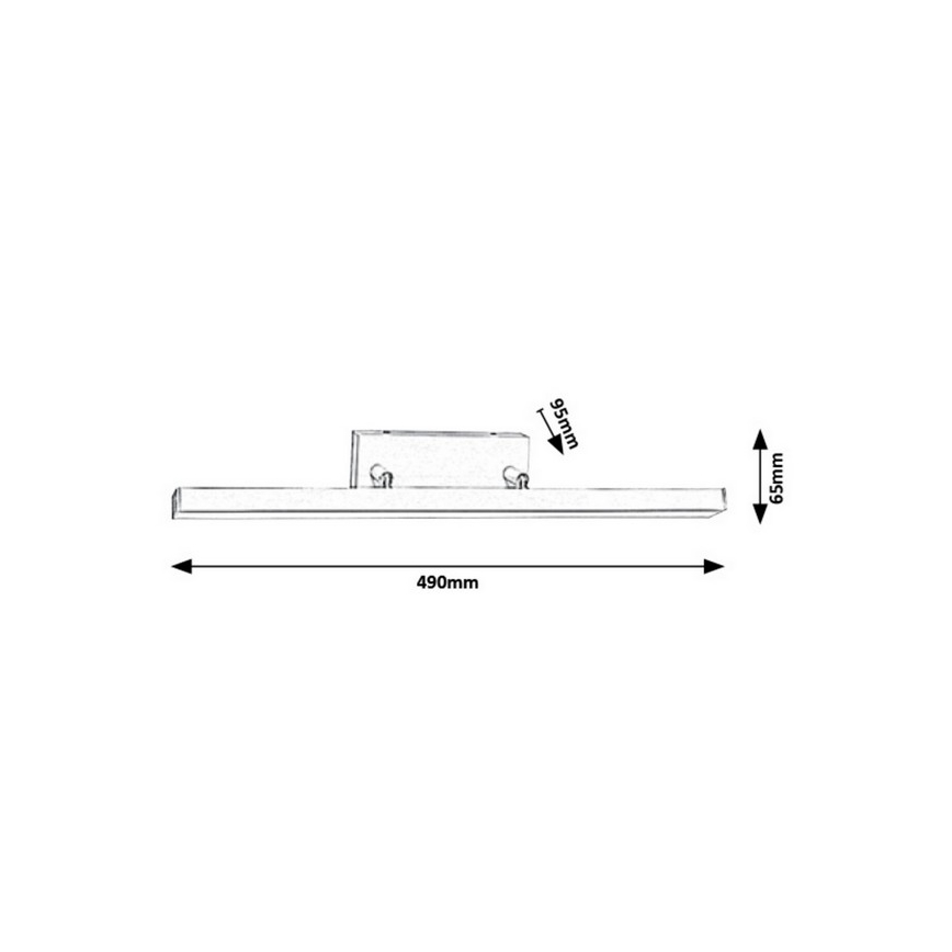 Rabalux - LED Koupelnové nástěnné svítidlo LED/12W/230V IP44