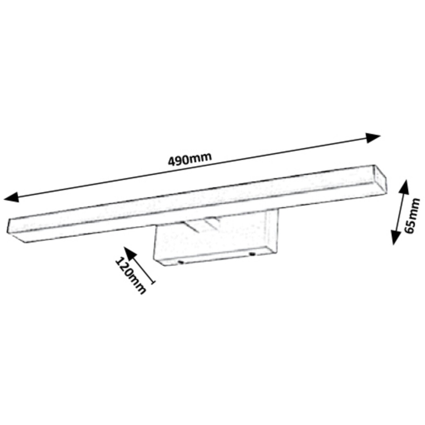 Rabalux - LED Koupelnové nástěnné svítidlo LED/12W/230V IP44