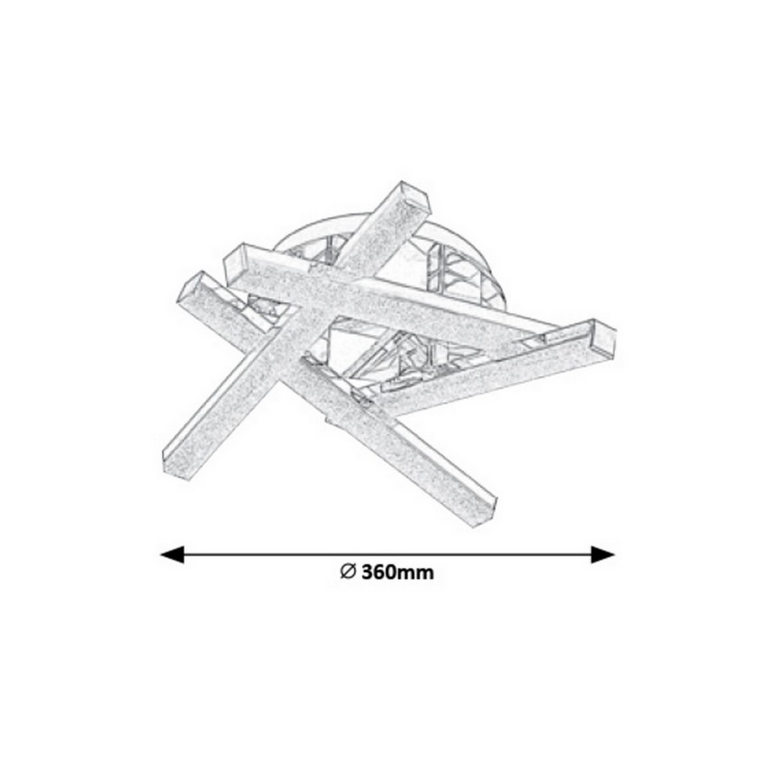 Rabalux - LED Přisazený lustr LED/16W/230V