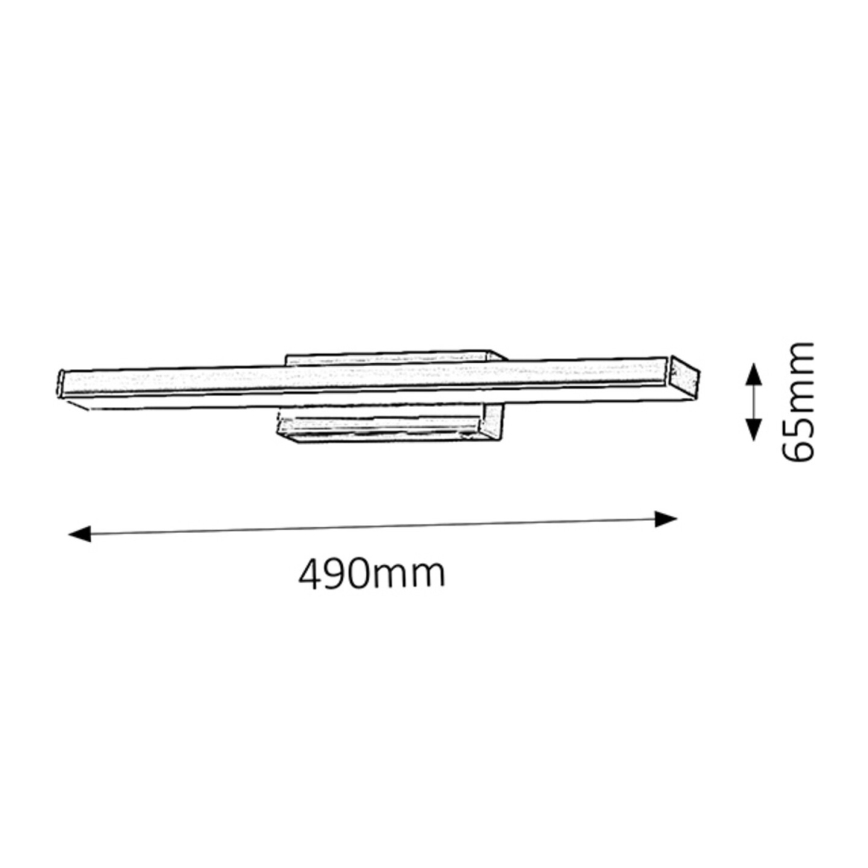 Rabalux - LED Nástěnné koupelnové svítidlo 1xLED/12W/230V IP44