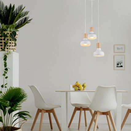 Rabalux - Lustr 3xE14/40W/230V bílá