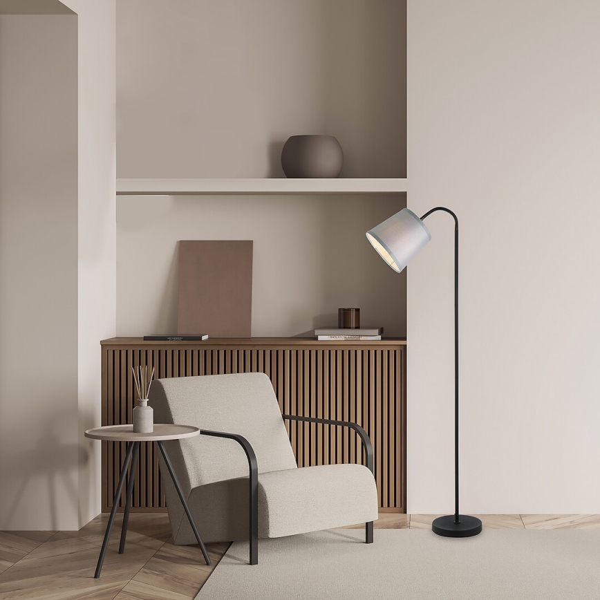 Rabalux - Stojací lampa 1xE27/25W/230V šedá