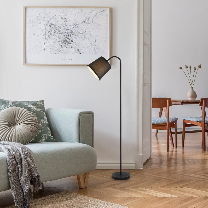 Rabalux - Stojací lampa 1xE27/25W/230V černá