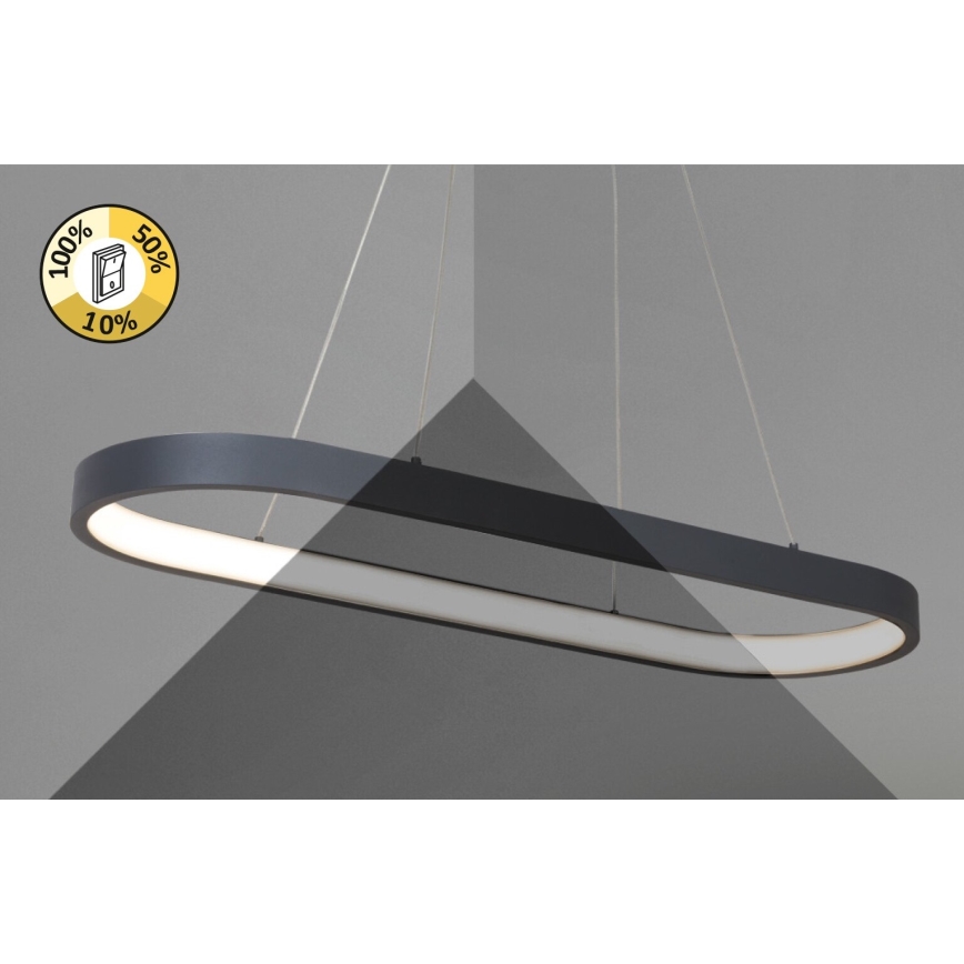 Rabalux - LED Stmívatelný lustr na lanku ATHOS LED/84W/230V
