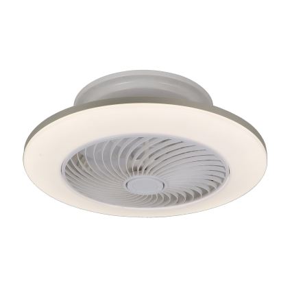 Rabalux - LED Stmívatelné stropní svítidlo s ventilátorem DALFON LED/36W/230V 3000-6000K + dálkové ovládání