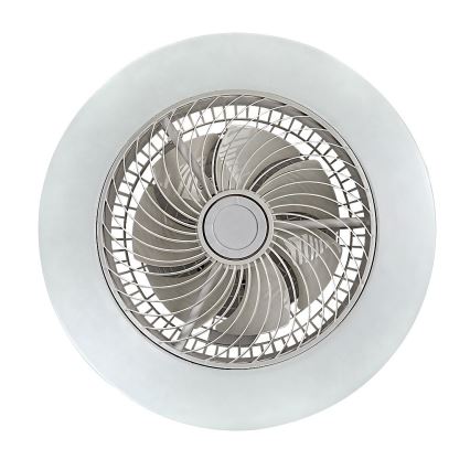 Rabalux - LED Stmívatelné stropní svítidlo s ventilátorem DALFON LED/36W/230V 3000-6000K + dálkové ovládání