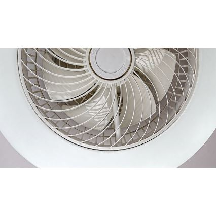 Rabalux - LED Stmívatelné stropní svítidlo s ventilátorem DALFON LED/36W/230V 3000-6000K + dálkové ovládání