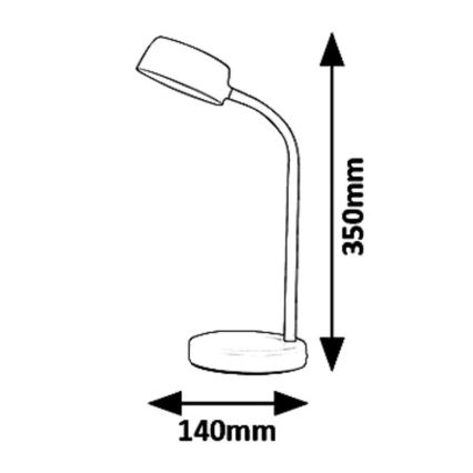 Rabalux - LED Stolní lampa LED/4,5W/230V