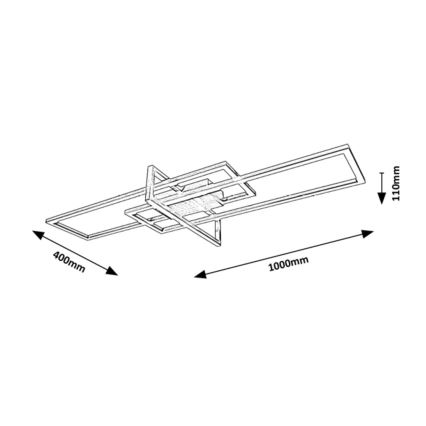 Rabalux - LED Stmívatelné stropní svítidlo LED/35W/230V