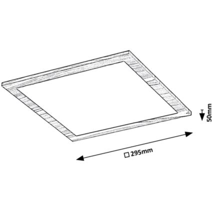 Rabalux - LED Přisazený panel LED/12W/230V 4000K