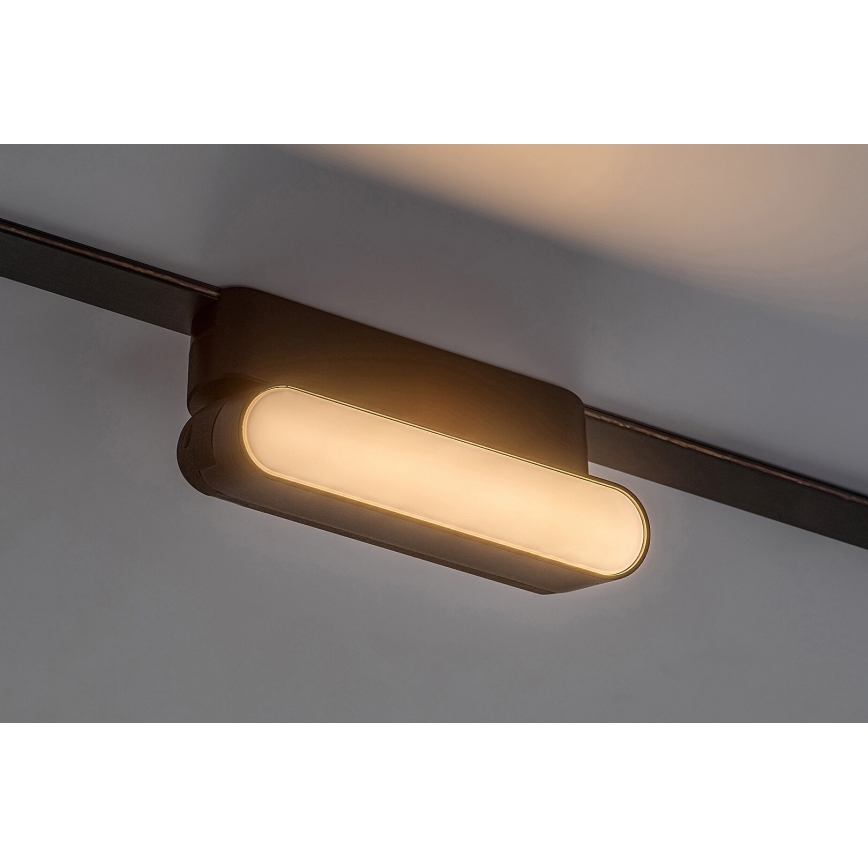 Rabalux - LED Stropní svítidlo do 1-fázového lištového systému LED/6W/230V 3000K 11,5 cm černá