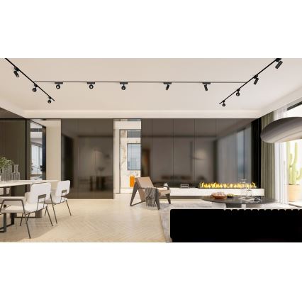 Rabalux - LED Bodové svítidlo do 1-fázového lištového systému LED/5W/230V 3000K černá