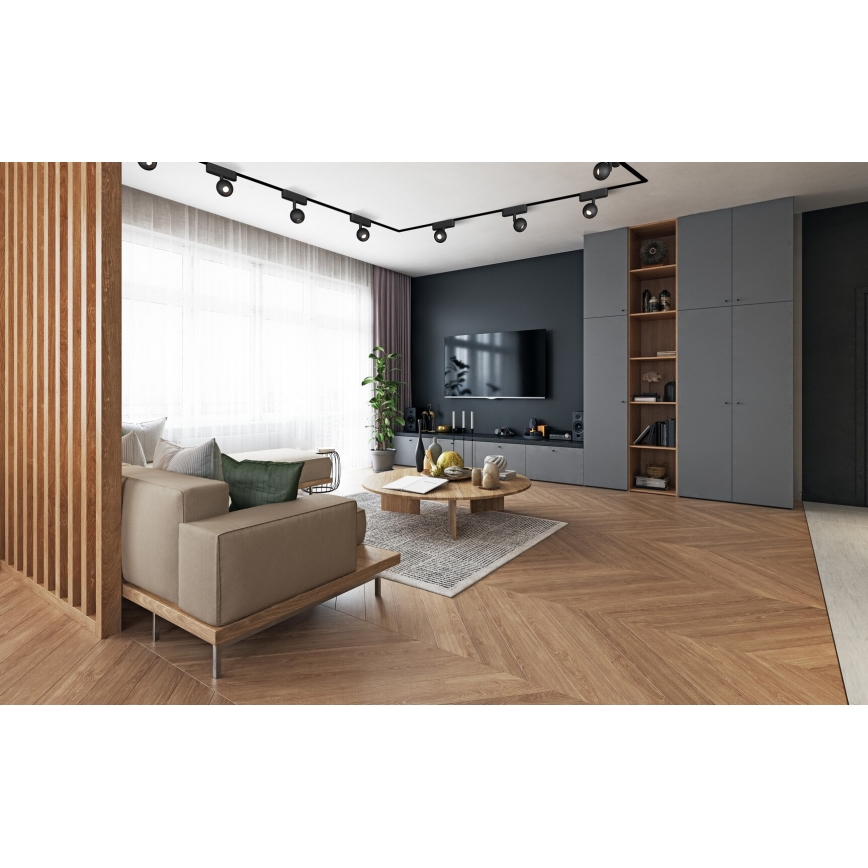 Rabalux - LED Bodové svítidlo do 1-fázového lištového systému LED/5W/230V 3000K černá