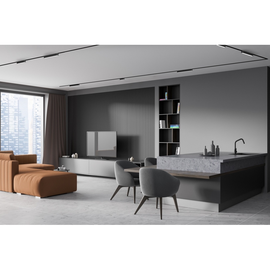 Rabalux - LED Stropní svítidlo do 1-fázového lištového systému LED/12W/230V 4000K 22 cm černá