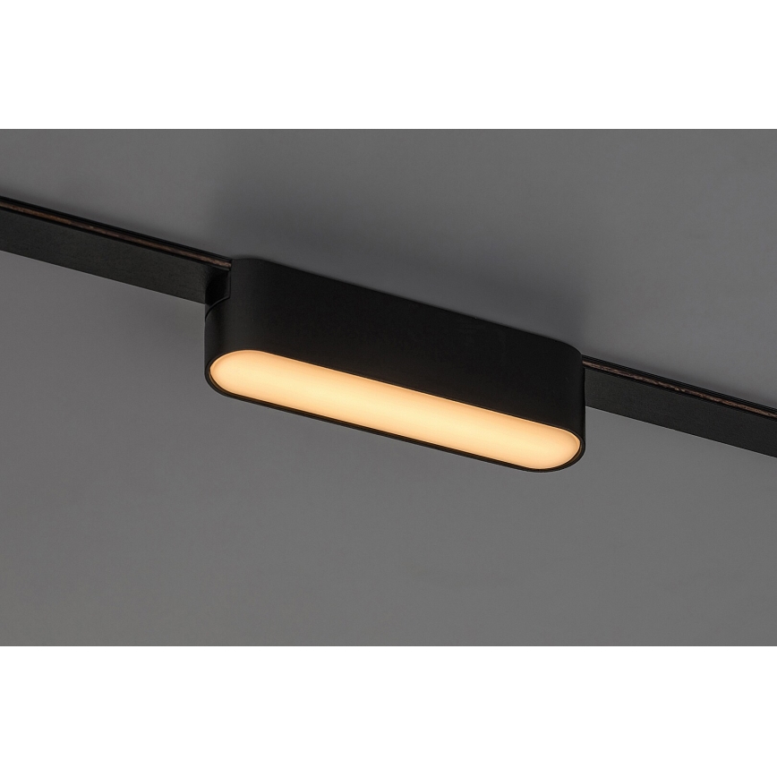 Rabalux - LED Stmívatelné stropní svítidlo do 1-fázového lištového systému LED/6W/24V 2700-5500K Wi-Fi Tuya 11,5 cm černá