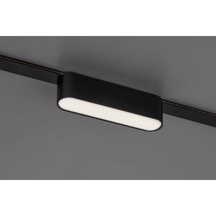 Rabalux - LED Stmívatelné stropní svítidlo do 1-fázového lištového systému LED/6W/24V 2700-5500K Wi-Fi Tuya 11,5 cm černá