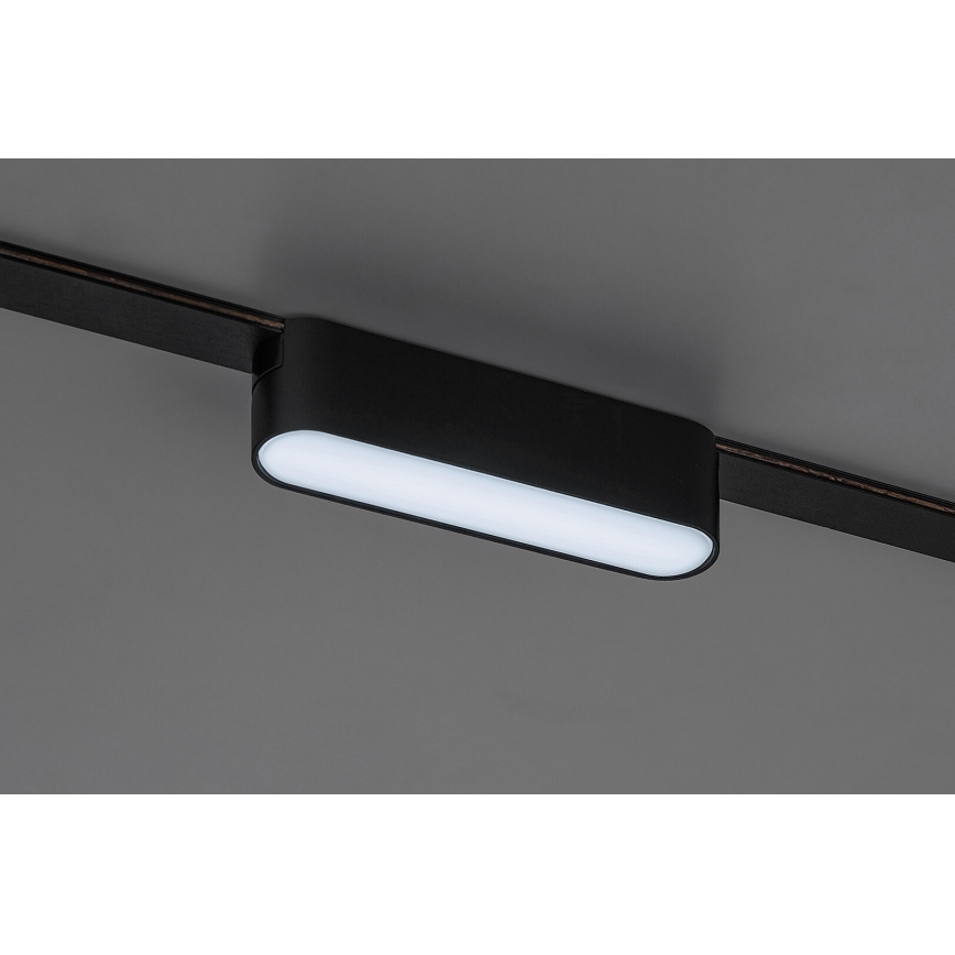 Rabalux - LED Stmívatelné stropní svítidlo do 1-fázového lištového systému LED/6W/24V 2700-5500K Wi-Fi Tuya 11,5 cm černá