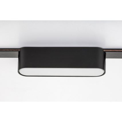 Rabalux - LED Stmívatelné stropní svítidlo do 1-fázového lištového systému LED/6W/24V 2700-5500K Wi-Fi Tuya 11,5 cm černá
