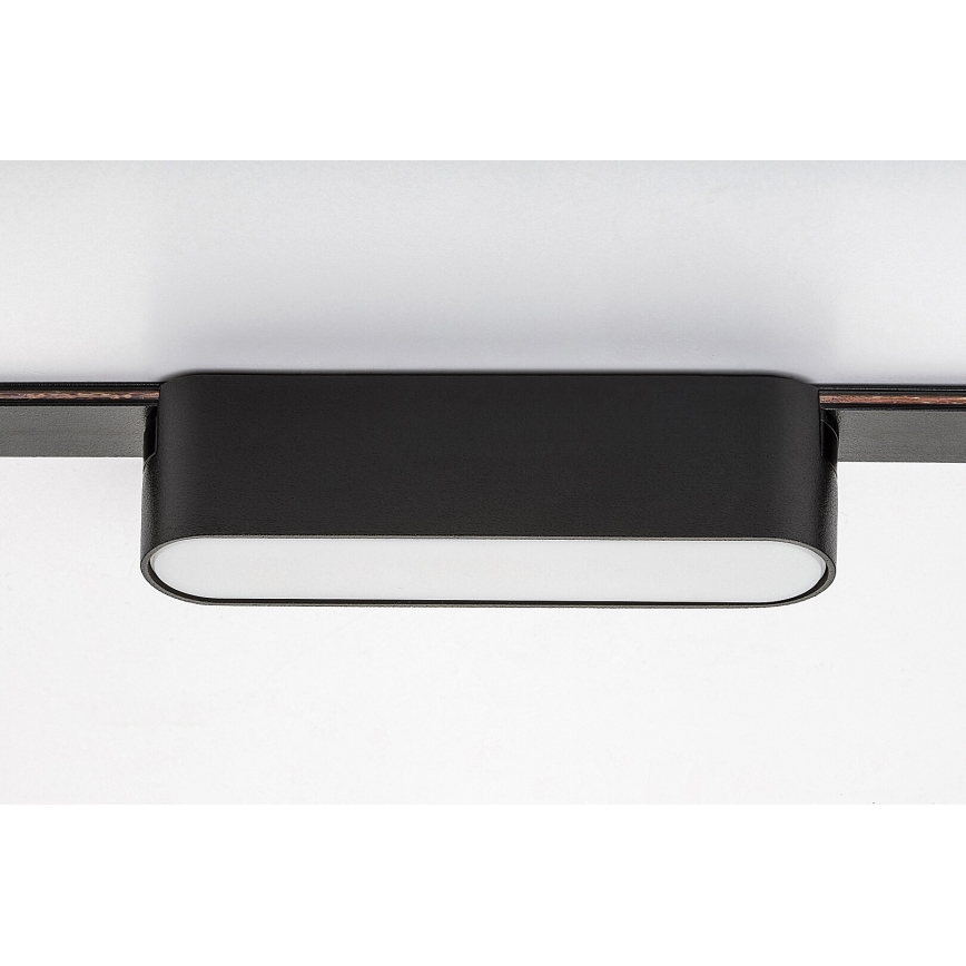 Rabalux - LED Stmívatelné stropní svítidlo do 1-fázového lištového systému LED/6W/24V 2700-5500K Wi-Fi Tuya 11,5 cm černá