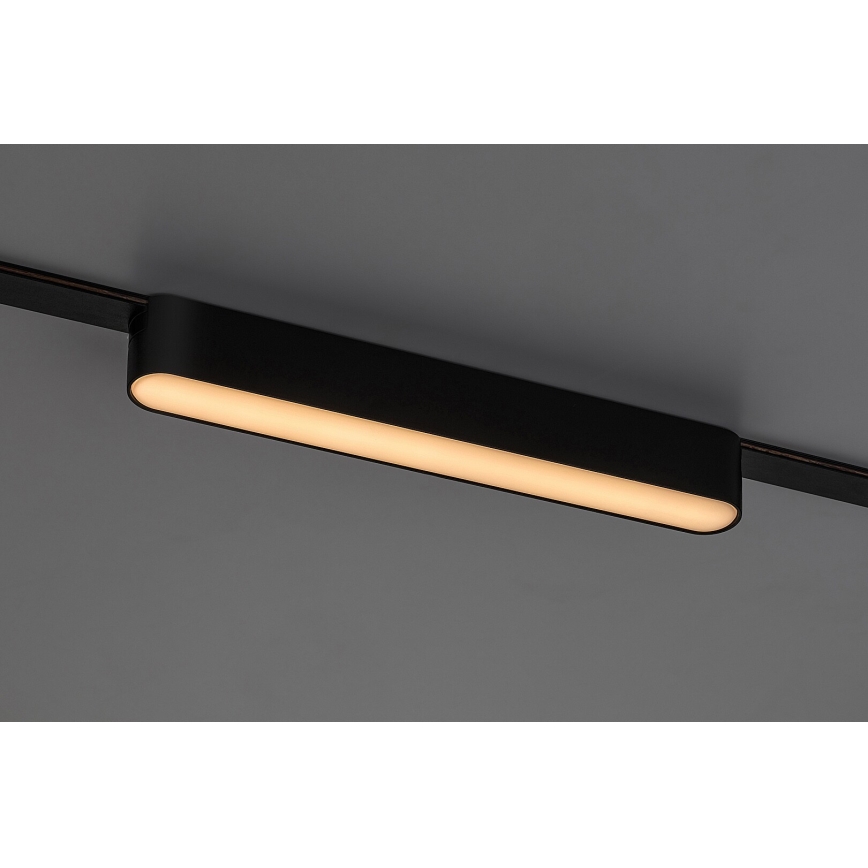 Rabalux - LED Stmívatelné stropní svítidlo do 1-fázového lištového systému LED/12W/24V 2700-5500K Wi-Fi Tuya 22 cm černá