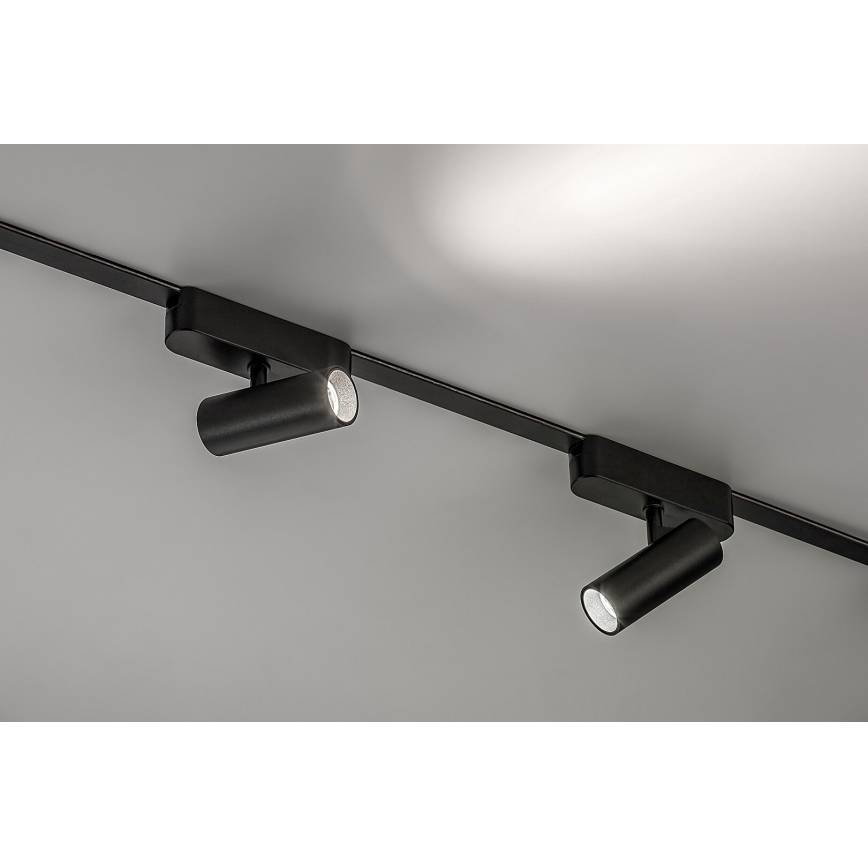 Rabalux - LED Stmívatelné bodové svítidlo do 1-fázového lištového systému LED/5W/24V 2700-5500K Wi-Fi Tuya černá