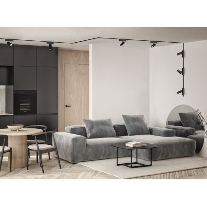 Rabalux - LED Stmívatelné bodové svítidlo do 1-fázového lištového systému LED/9W/24V 2700-5500K Wi-Fi Tuya černá