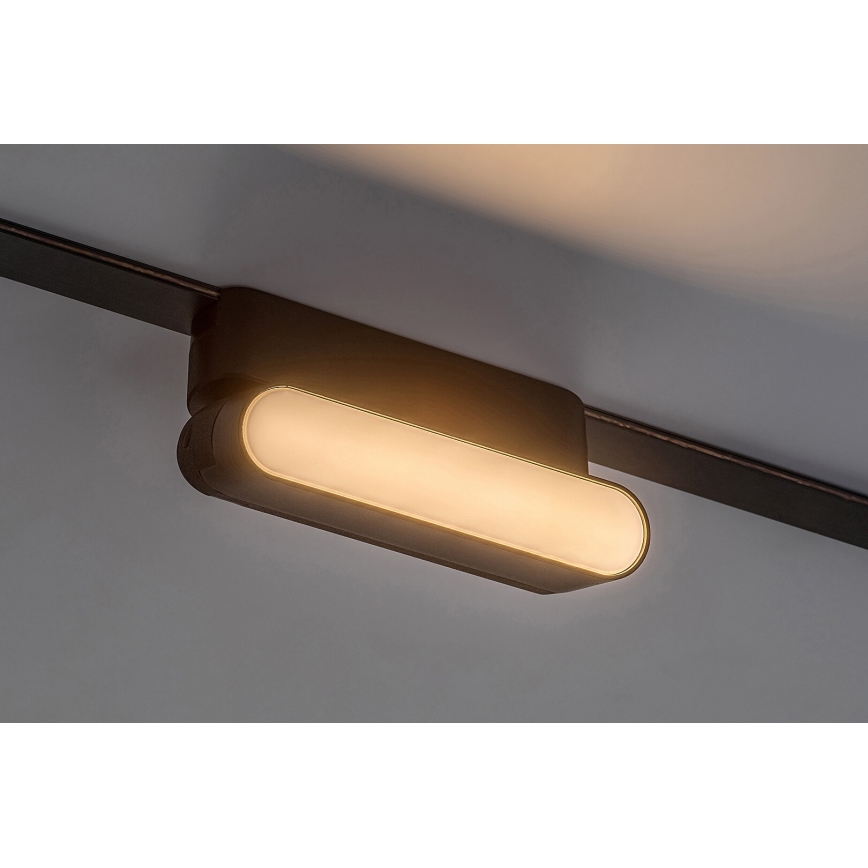 Rabalux - LED Stmívatelné stropní svítidlo do 1-fázového lištového systému LED/4W/24V 2700-5500K Wi-Fi Tuya 11,5 cm černá