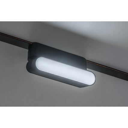 Rabalux - LED Stmívatelné stropní svítidlo do 1-fázového lištového systému LED/4W/24V 2700-5500K Wi-Fi Tuya 11,5 cm černá