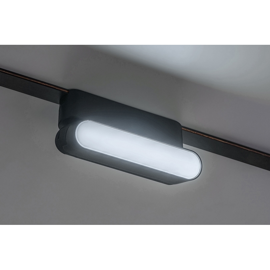 Rabalux - LED Stmívatelné stropní svítidlo do 1-fázového lištového systému LED/4W/24V 2700-5500K Wi-Fi Tuya 11,5 cm černá