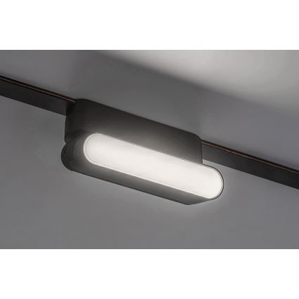 Rabalux - LED Stmívatelné stropní svítidlo do 1-fázového lištového systému LED/4W/24V 2700-5500K Wi-Fi Tuya 11,5 cm černá