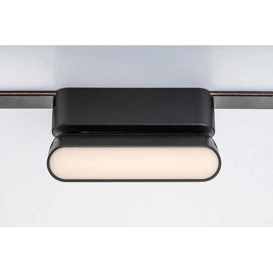 Rabalux - LED Stmívatelné stropní svítidlo do 1-fázového lištového systému LED/4W/24V 2700-5500K Wi-Fi Tuya 11,5 cm černá