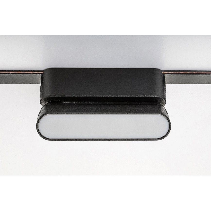 Rabalux - LED Stmívatelné stropní svítidlo do 1-fázového lištového systému LED/4W/24V 2700-5500K Wi-Fi Tuya 11,5 cm černá